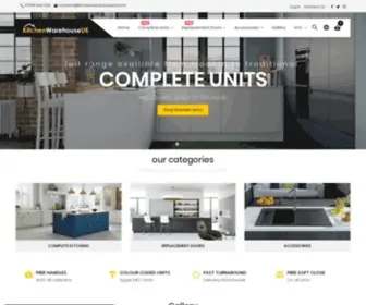 Kitchenwarehouseltd.com(Cheap Kitchen Units and Cabinets for Sale Online) Screenshot