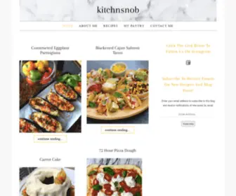 Kitchnsnob.com(A little bit of everything) Screenshot