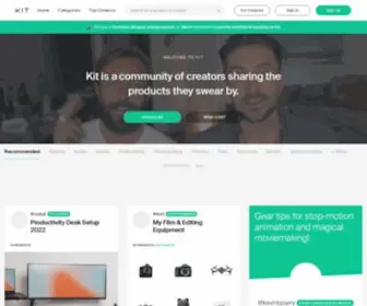 Kit.co(Kit) Screenshot