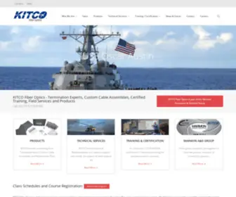 Kitcofiberoptics.com(KITCO Fiber Optics) Screenshot