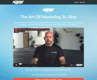 Kitdaletraining.com(The Art of Mastering Jiu) Screenshot