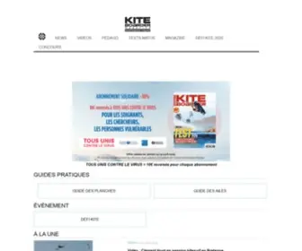 Kiteboarder-Mag.com(Kiteboarder Magazine : l'actualité du kitesurf) Screenshot