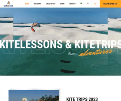 Kiteiscool.com(Aulas de Kitesurf) Screenshot