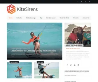 Kitesirens.com(Kitesurfing in Barbados) Screenshot