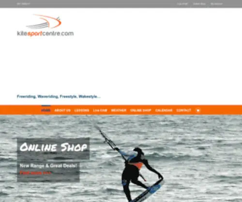 Kitesportcentre.com(Kitesurfing lessons) Screenshot