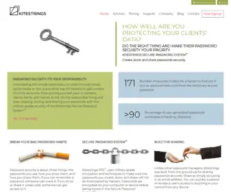 Kitestrings.io(Kitestrings secure password management and sharing for work and home) Screenshot