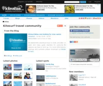 Kitesurfatlas.com(Kitesurf spots guide) Screenshot