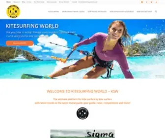 Kitesurfing-World.com(Kite Surfing World) Screenshot