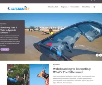 Kitesurfist.com(Kitesurfing Advice and Tips) Screenshot