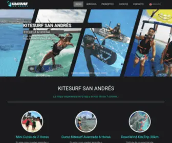 Kitesurfsanandresschool.com(Kitesurf San Andres Islas) Screenshot