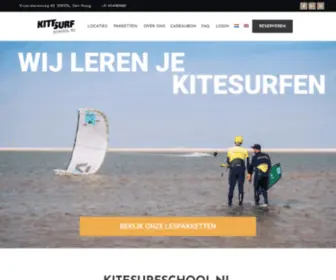 Kitesurfschool.nl(Al 22 jaar kitesurfles in NL) Screenshot