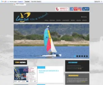 Kiteywindsurflaura.com(Escuela) Screenshot