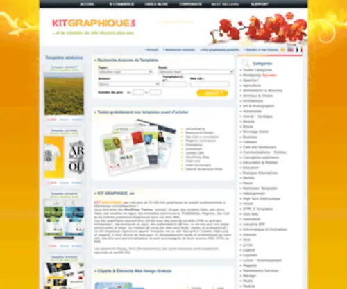 Kitgraphique.us(Kit graphique) Screenshot