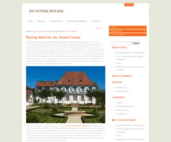 Kitguitarbuilder.com(Kit Guitar Builder) Screenshot