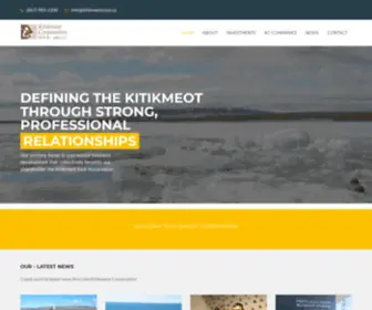 Kitikmeotcorp.ca(Kitikmeot Corporation) Screenshot