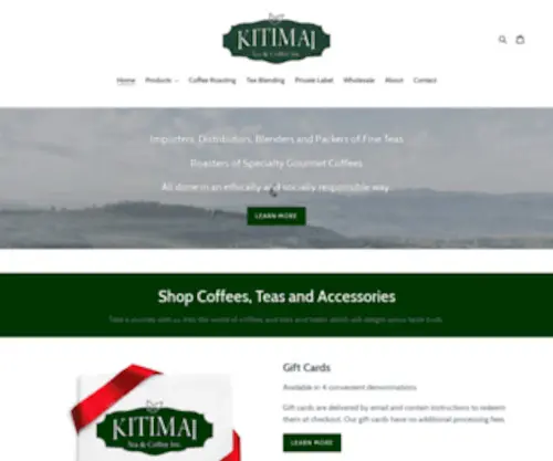 Kitimai.com(Kitimai Tea & Coffee) Screenshot