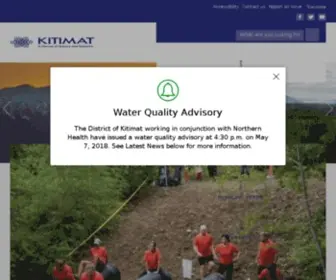 Kitimat.ca(District of Kitimat) Screenshot