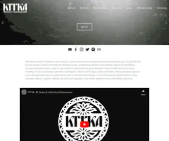 Kitka.org(Kitka Women's Vocal Ensemble) Screenshot