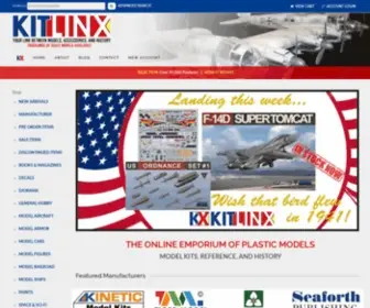 Kitlinx.com(Plastic Models) Screenshot