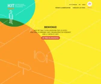 Kitmanif.ch(Tous les conseils pour organiser une manifestation durable et responsable) Screenshot