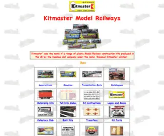 Kitmaster.org.uk(Kitmaster Model Railways) Screenshot