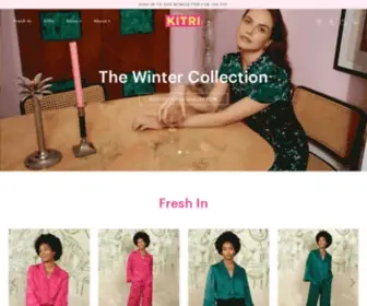 Kitristudio.com(Women's Fresh Fashion) Screenshot