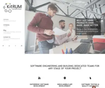 Kitrum.com(Custom Software Development) Screenshot