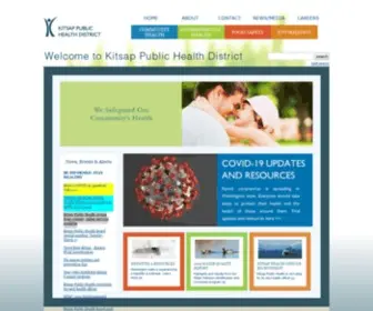 Kitsappublichealth.org(Kitsap Public Health District) Screenshot