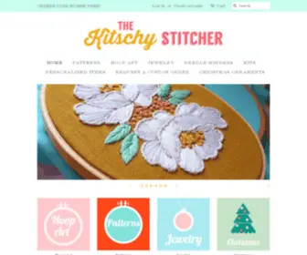 Kitschystitcher.com(The Kitschy Stitcher) Screenshot