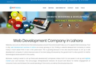 Kitsoul.com(Web Development Company in Lahore) Screenshot