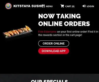 Kitstayasushi.ca(Kitstaya Sushi) Screenshot