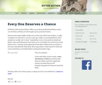 Kittenaction.org.za(Kitten Action) Screenshot