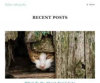 Kittenadvocate.com(Kitten Advocate) Screenshot