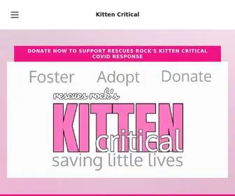 Kittencritical.com(Kitten Critical) Screenshot