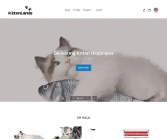 Kittenlands.com(Delivering Kitten Happiness) Screenshot