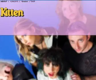 Kittentheband.com(KITTEN) Screenshot