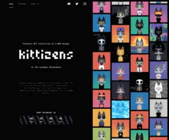 Kittizens.io(Cardano NFT Collection) Screenshot