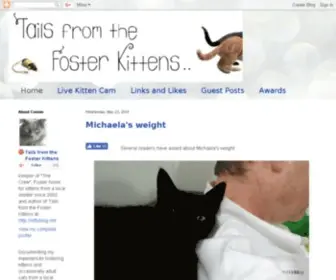 Kittyblog.net(Tails from the Foster Kittens) Screenshot
