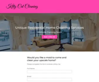 Kittycatcleaning.com(Residential Home Cleaning Services) Screenshot