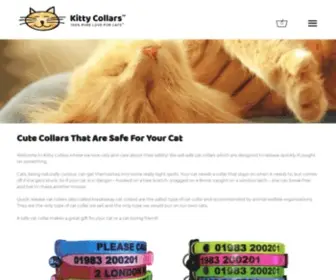 Kittycollars.co.uk(Cat collars that are safe for your cat) Screenshot