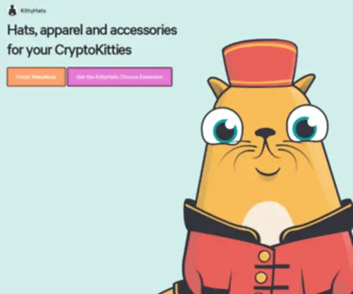 Kittyhats.co(Stickers for CryptoKitties) Screenshot