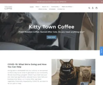 Kittytowncoffee.com(Kitty Town Coffee) Screenshot