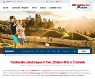 Kitzbueheler-Alpen.com(Urlaub Kitzbüheler Alpen) Screenshot