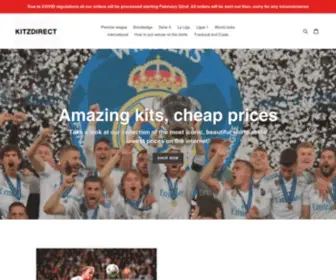 Kitzdirect.com(Retro Football Kits at affordable prices) Screenshot