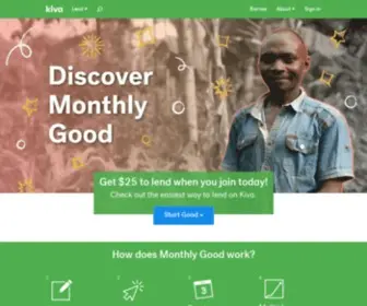 Kiva.com(Make a loan) Screenshot