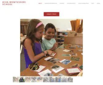 Kivacharter.org(KIVA MONTESSORI SCHOOL) Screenshot