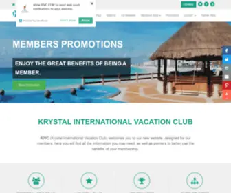 Kivc.com(Krystal International Vacation Club KIVC) Screenshot