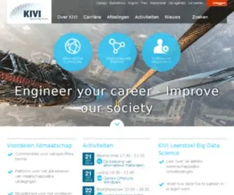 Kivi.nl(Het koninklijk instituut van ingenieurs (kivi)) Screenshot