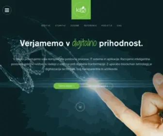 Kivi.si(Inteligentne poslovne spletne rešitve) Screenshot