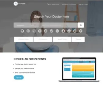 Kivihealth.com(Search Doctors) Screenshot